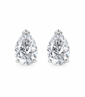 Pear Diamond Stud Earrings