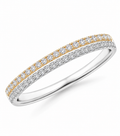Duo Pavé Diamond Band
