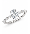 Oval Marquise Diamond Ring