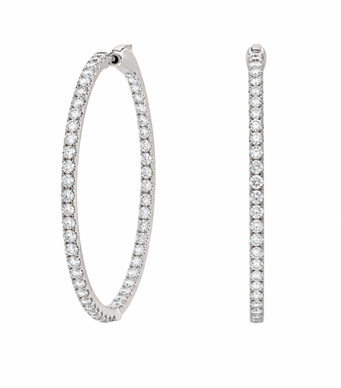 Éclat Diamond Hoops