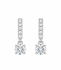 Classic Huggie Drop Earrings
