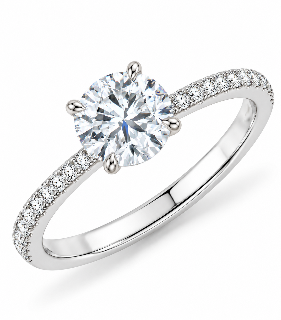 Classic Round Pavé Ring