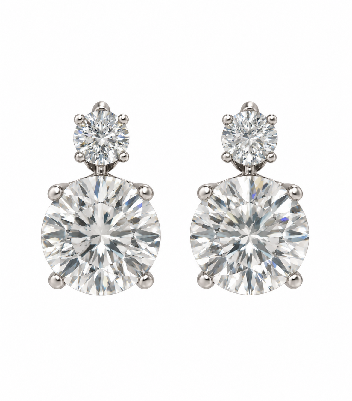 Lumière Diamond Drop Earrings