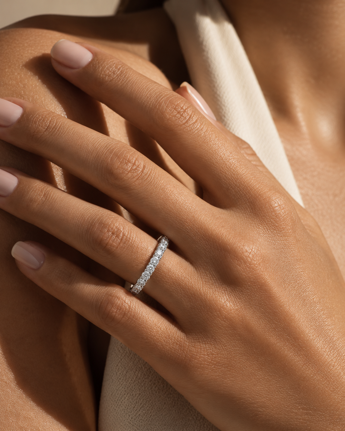 Eternity Pavé Band 3mm