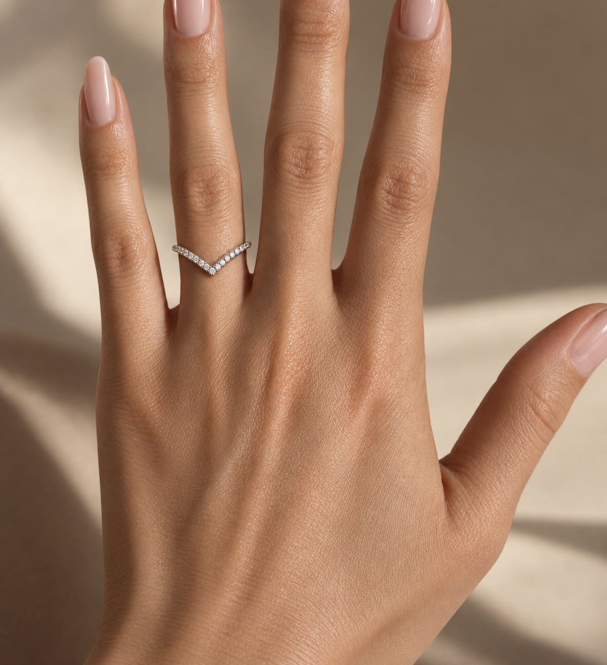 Chevron Diamond Band