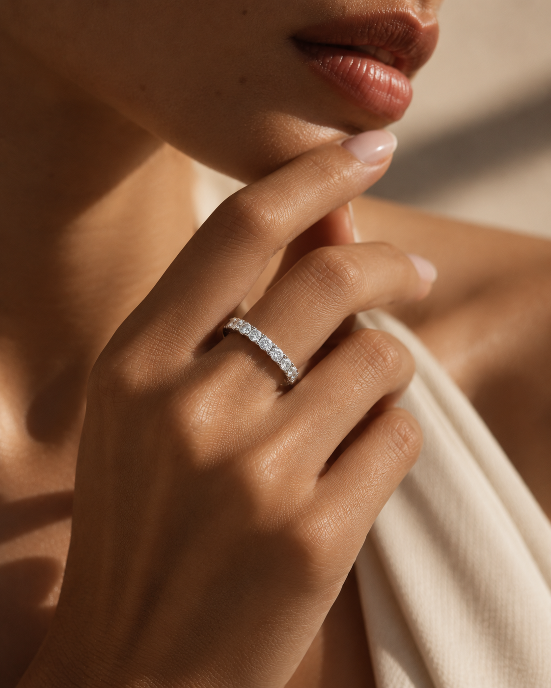 Eternity Pavé Band 3mm