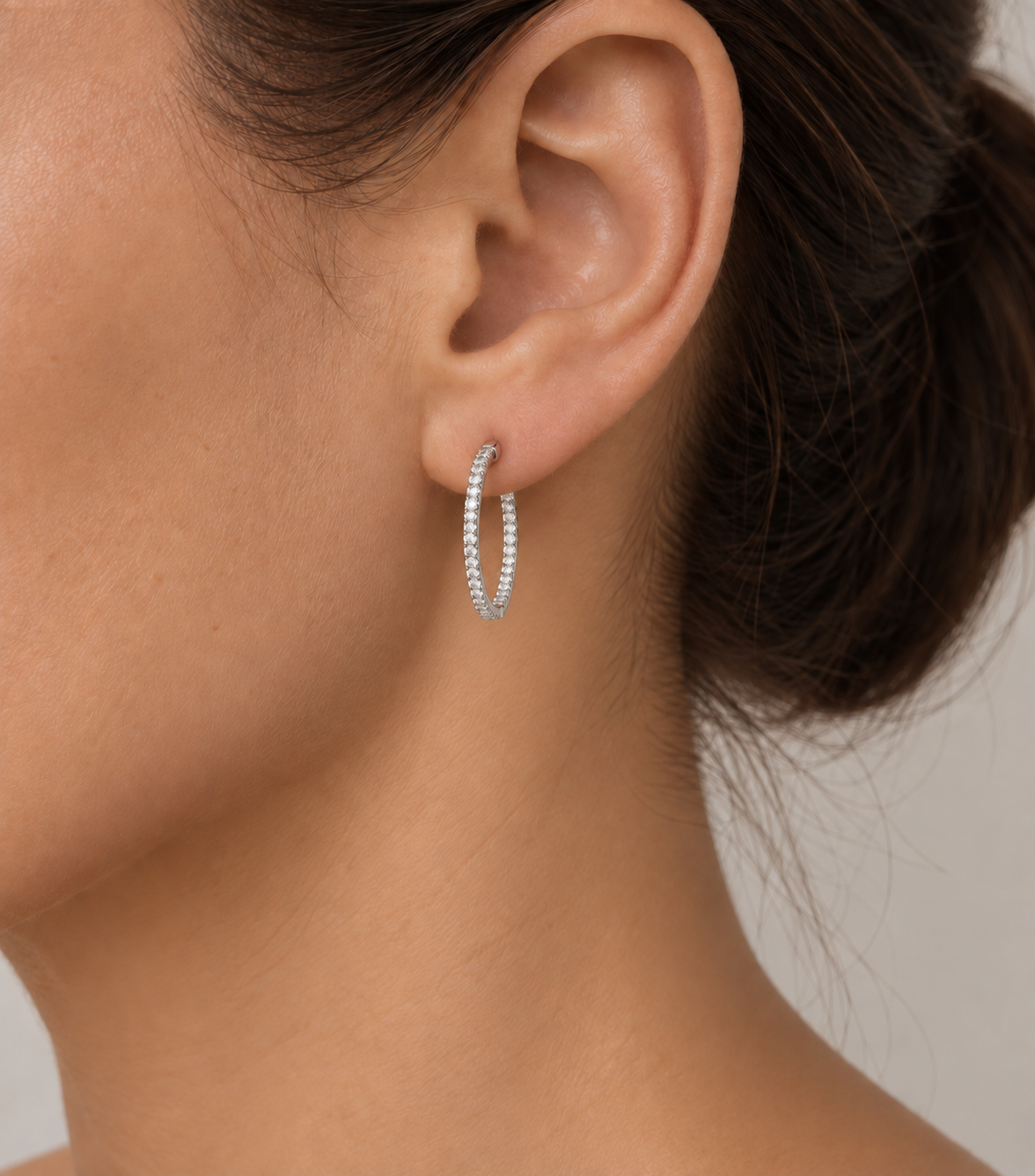 Éclat Diamond Hoops