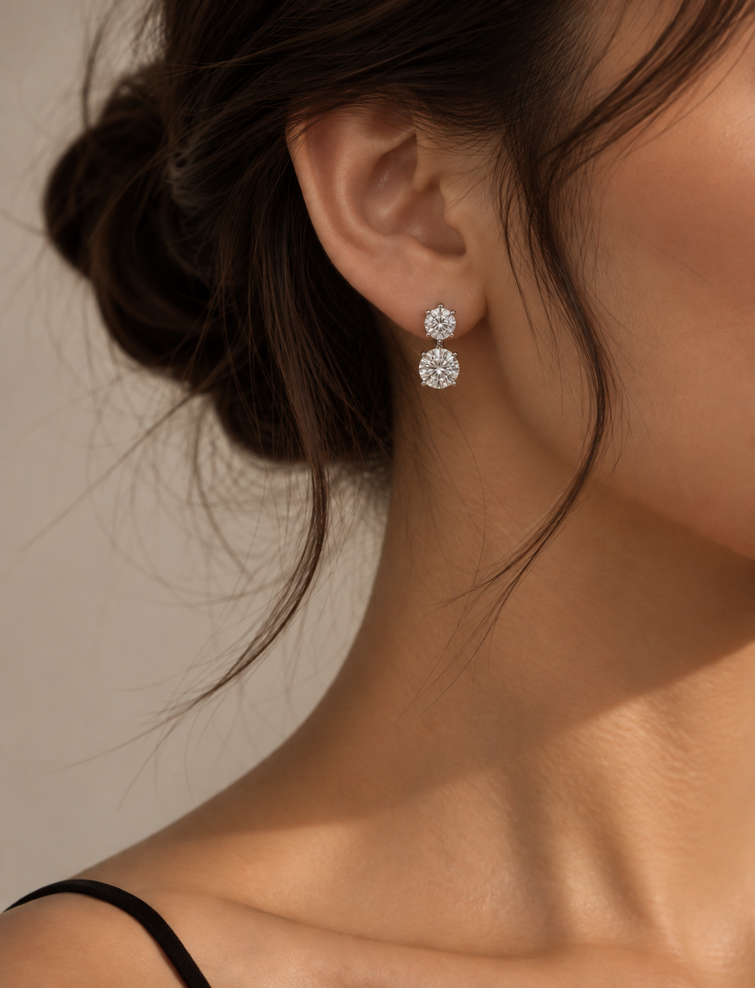 Lumière Diamond Drop Earrings