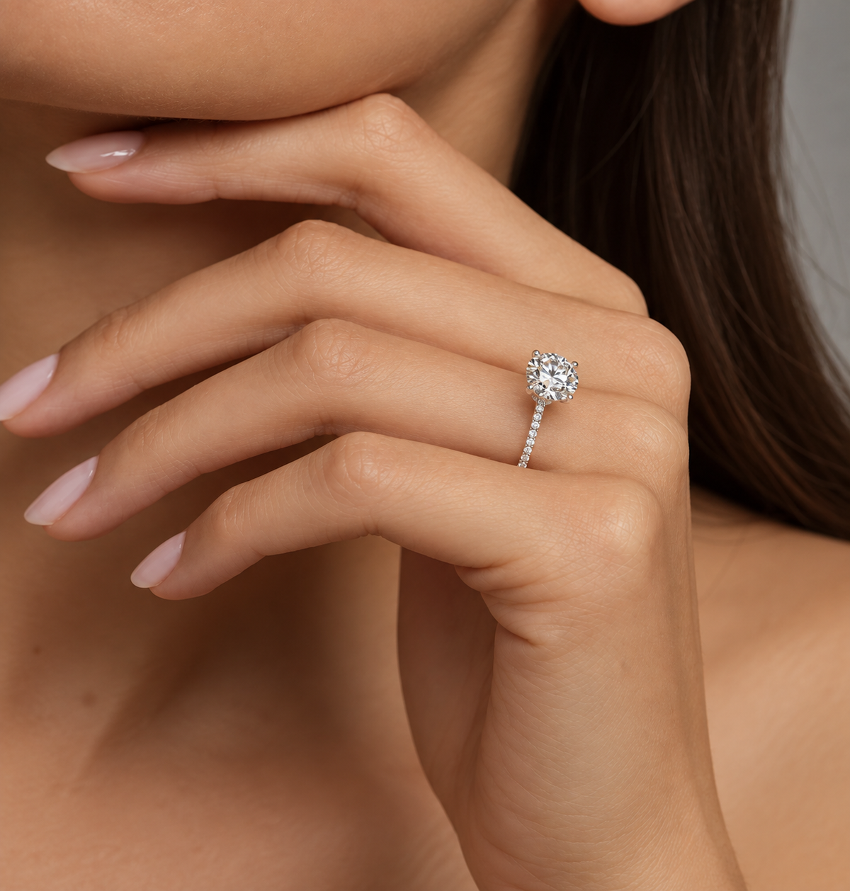 Classic Round Pavé Ring
