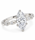 Marquise Vine Diamond Ring