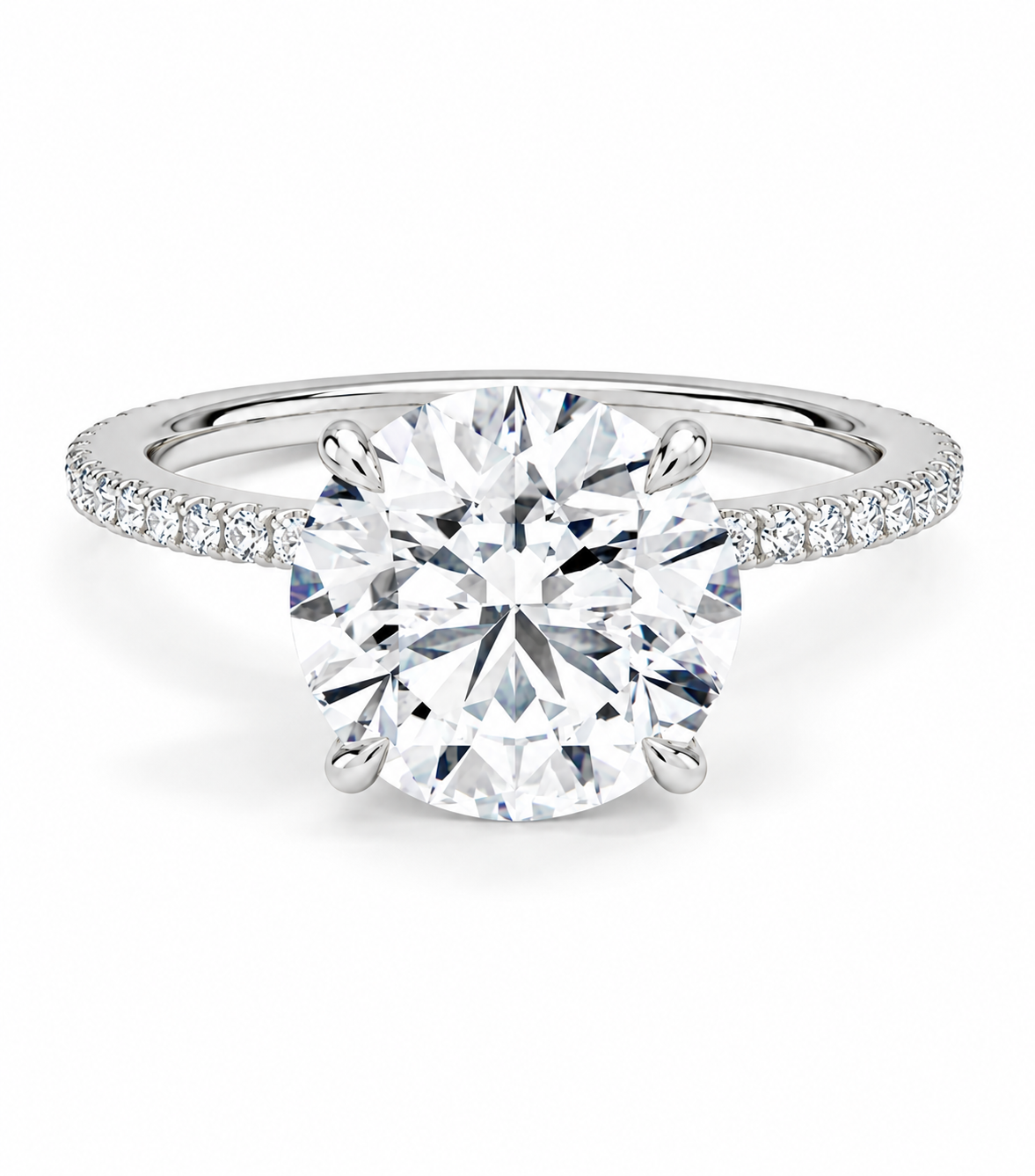 Classic Round Pavé Ring