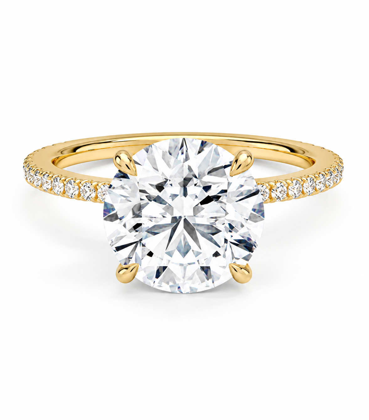 Classic Round Pavé Ring