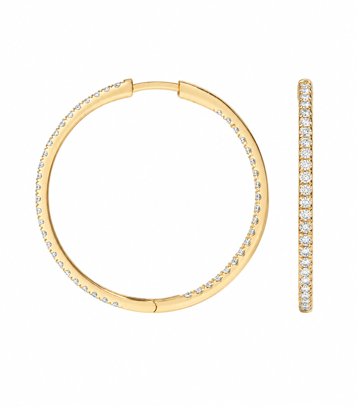 Éclat Diamond Hoops