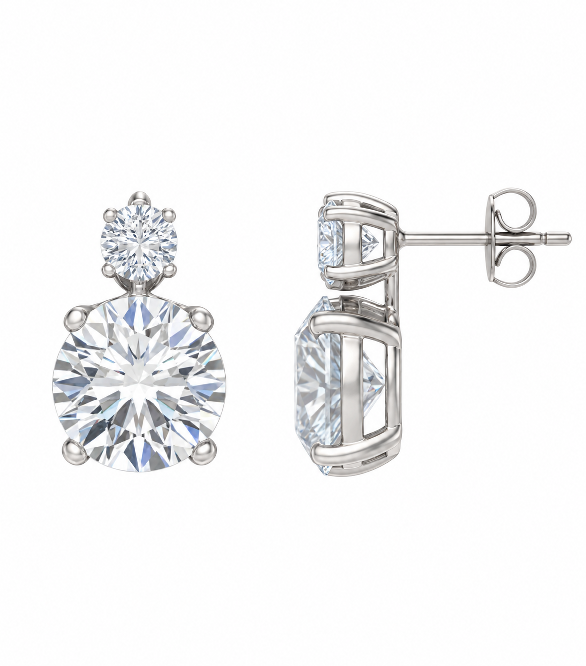 Lumière Diamond Drop Earrings